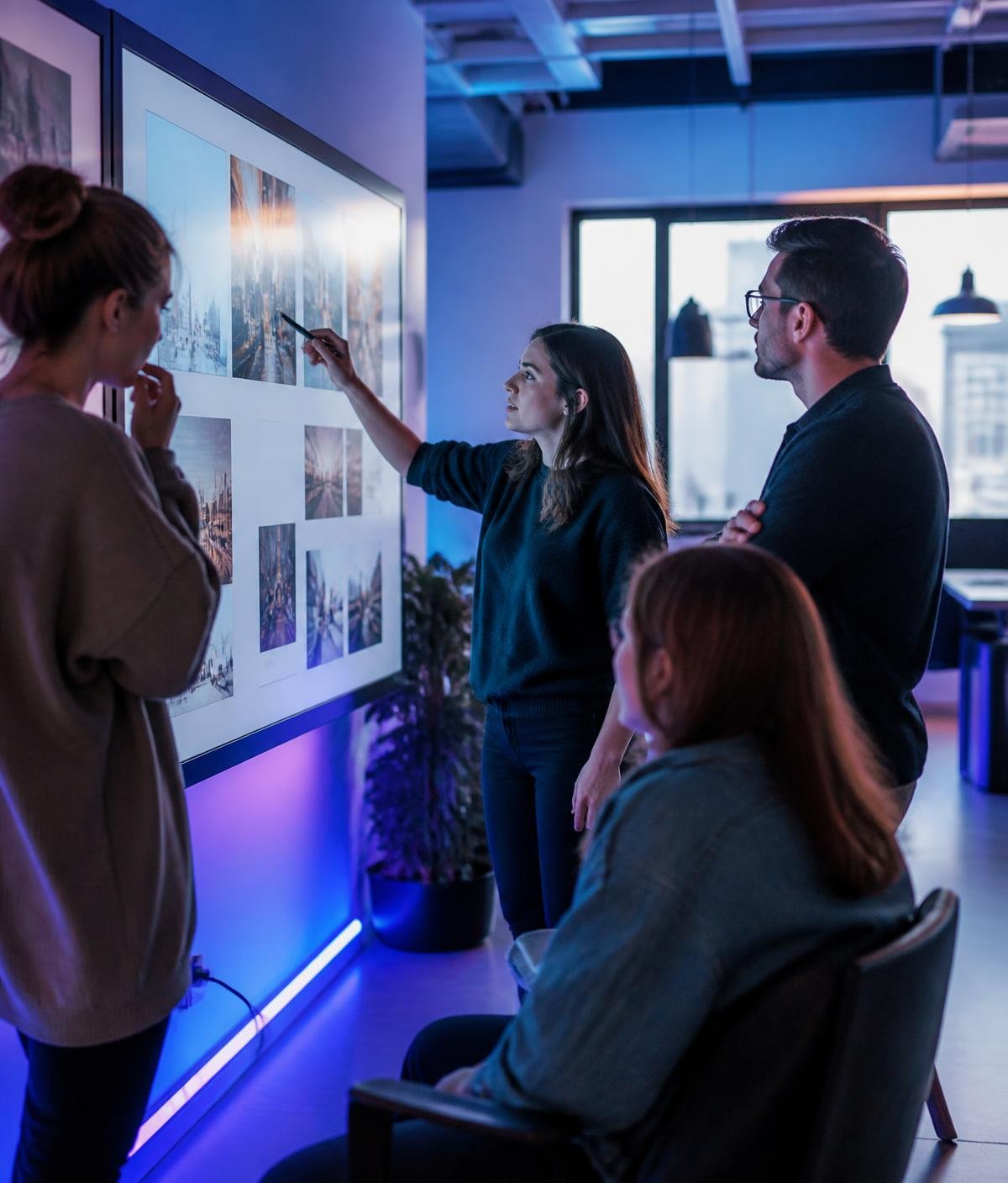The Ralph Digital Works team collaborating in the Garland, Texas studio